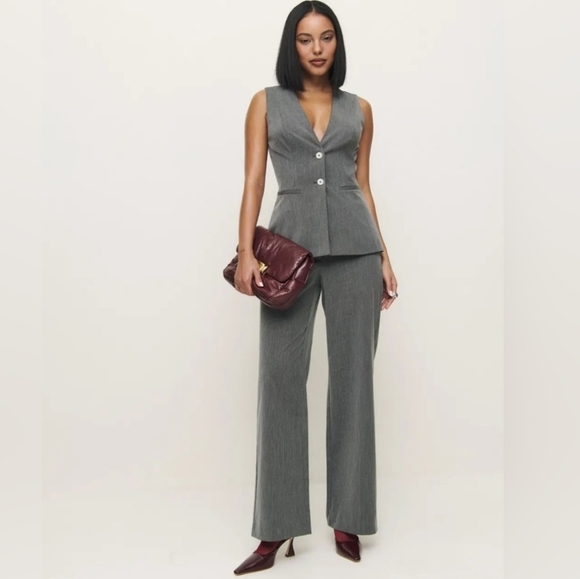 Reformation Saylor 2 Piece Pants And Top Set NEW Size 6